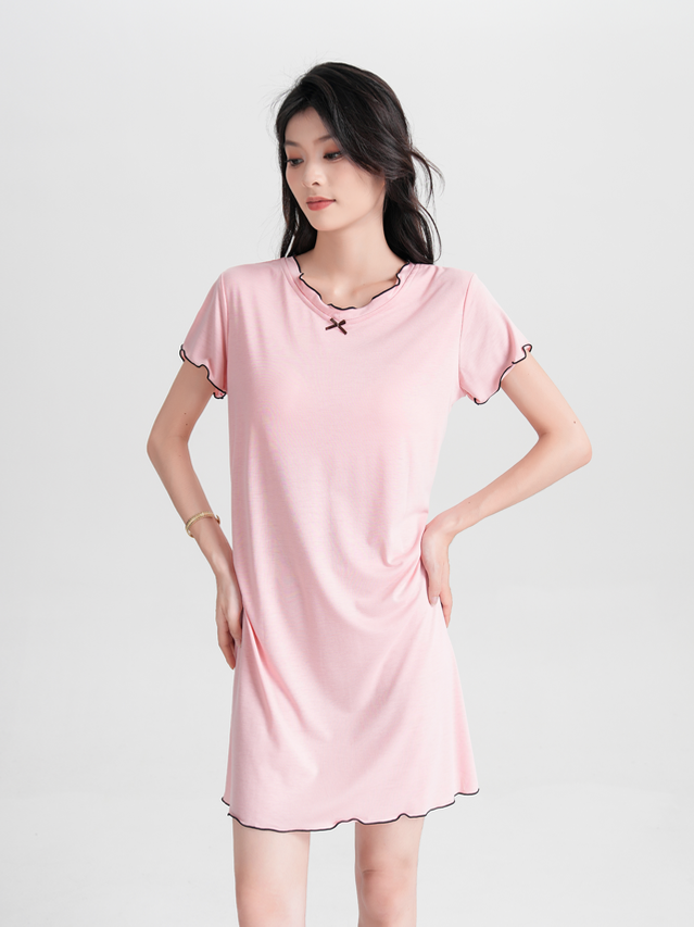 Bamboo Pink Sleep Dress