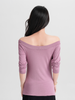 Bamboo Sabrina Neck Long Sleeve T-shirt