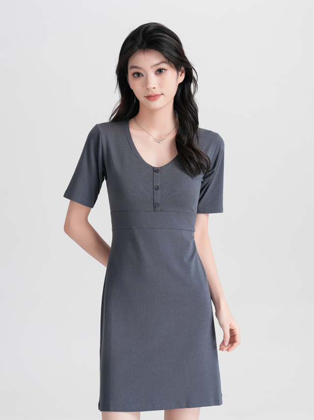 Bamboo Knee Length Dress