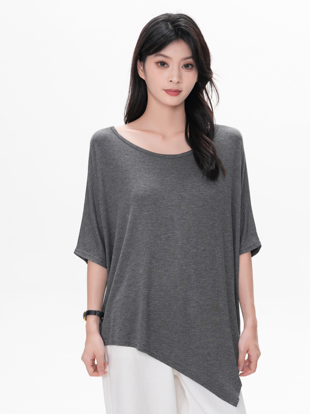 bamboo women's stylish short sleeve shirt