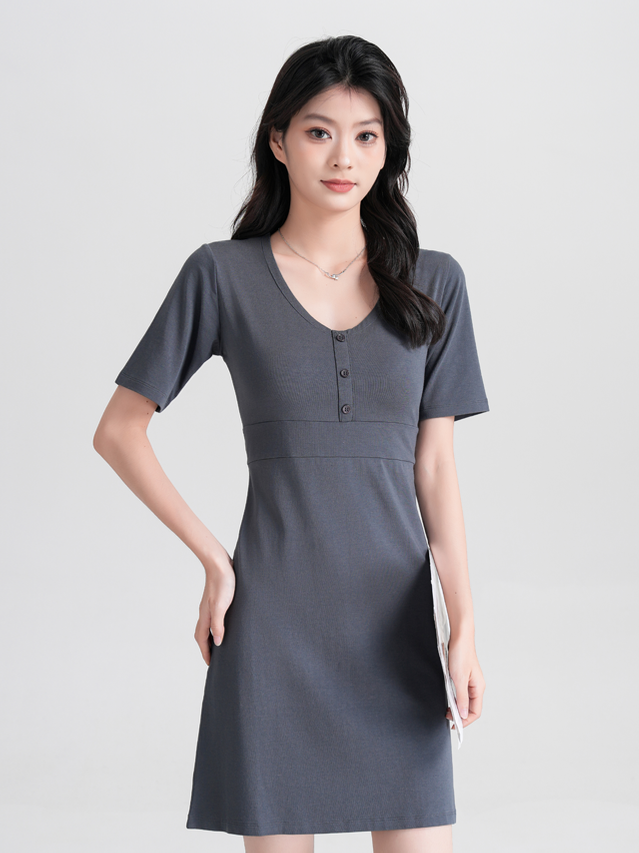 Bamboo Knee Length Dress