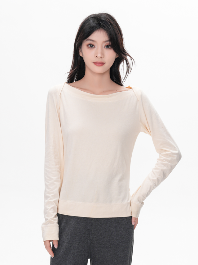 Bamboo Women's Boat Neck T-shirt