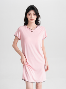 Bamboo Pink Sleep Dress