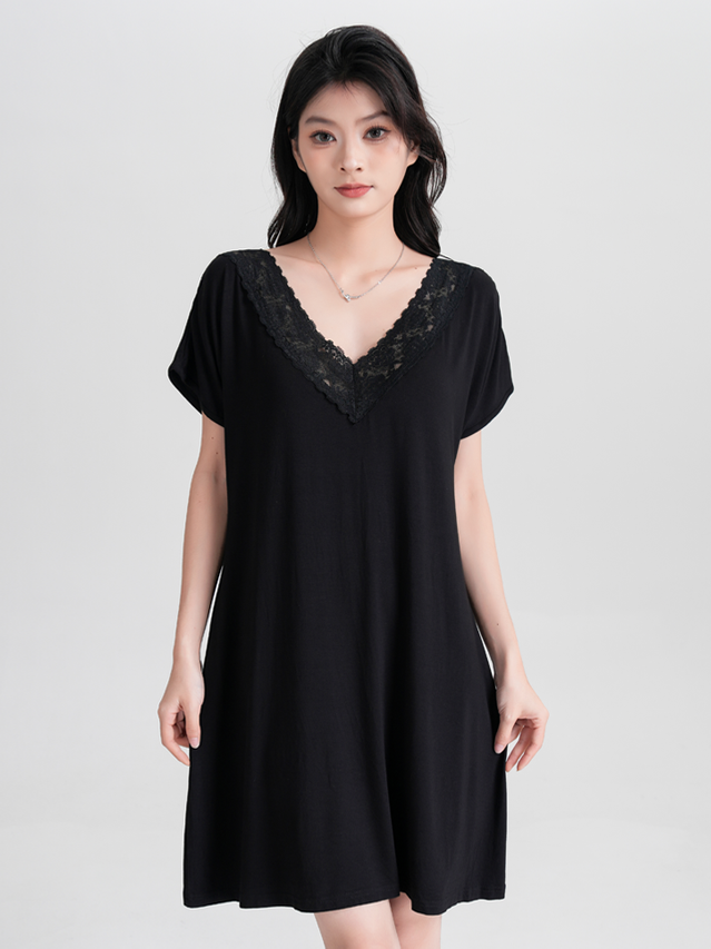 Bamboo Lace Night Gown